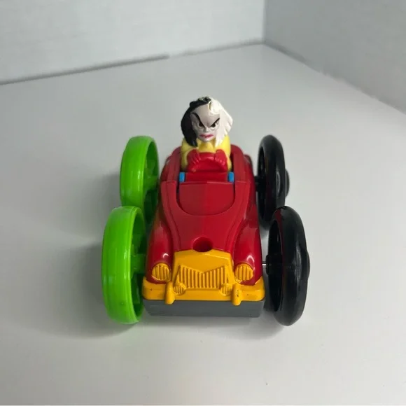 Vintage 1998 McDonald's Disney 101 Dalmatians Flip Car Cruella De Vil Puppy Dog - Picture 4 of 11